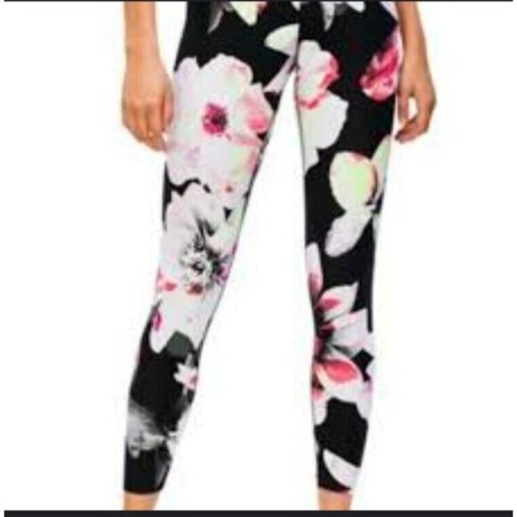 Calvin Klein Women's Multicolor Floral Elastic Waist Legging Medium - Picture 1 of 10